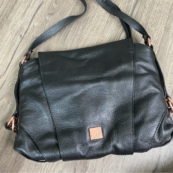 Kooba Bags Kooba Black Leather Jolie Crossbody Bag Poshmark